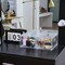 2 Pieces Stackable Makeup Organizer Storage Drawers 4.5'' Tall Acrylic Cosmetic Display Case Clear Bathroom Plastic Storage Bins For Vanity,Under Cabinets,Pantry Organization and Storage